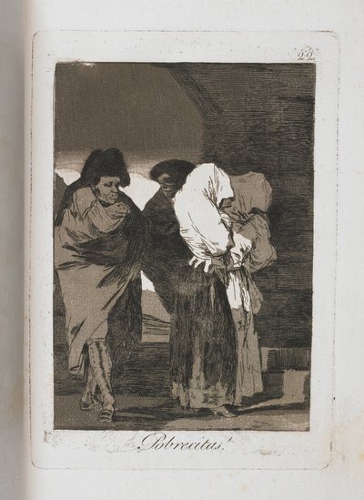 ロスカプリチョスのプレート、1797年〜1798年 作： Francisco de Goya